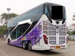 ขายบัสแอร์8ล้อ2ชั้นคลัทซี ช่วงล่าง+เครื่อง MITSUBISHI 10 น็อตแท้