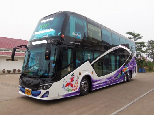 ขายบัสแอร์8ล้อ2ชั้นคลัทซี ช่วงล่าง+เครื่อง MITSUBISHI 10 น็อตแท้