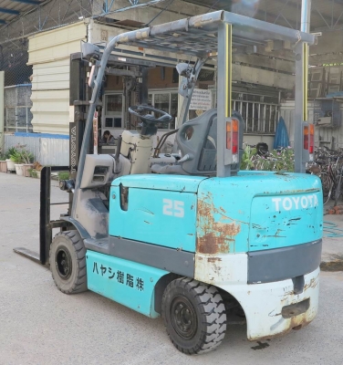 รถยกไฟฟ้านั่งขับ Toyota 6FBL25 มือสองญี่ปุ่นแท้ นำเข้าจากญี่ปุ่น