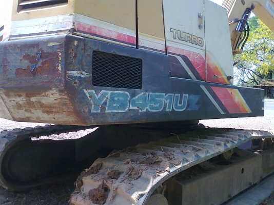 ขายด่วน..รถแบคโฮ ยันม่าร์ YB 451 UZ แบคโฮสวย เก่าญี่ปุ่นแท้ มีใบอินวอยล์.