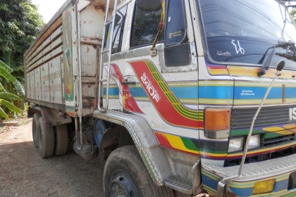 10ล้อดั้มISUZU ROCK240F เครื่องP11(320แรงม้า)มีระบบลากลูก