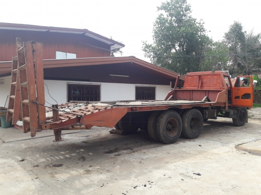 ขาย 10 ล้อเทลเลอร์ 1 เพลาหน้ายาว  175 แรง พาวเวอร์ คานหน้าใหญ่ ช่วงล่างใหญ่ เอกสาร ม.79