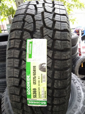 ยางไทย กู๊ดไรด์ 275-65-18 ดอกยางเอที เส้นละ 3600 บาท