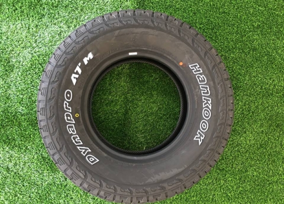 ยางใหม่ฮันคุก สัญชาติเกาหลี 265-70-16 ปี 18 กระบะสายลุย เส้นละ 3300 บาท