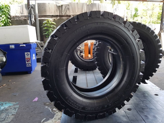 ขายยางลมรถยกโฟล์ลิฟท์   DUNLOP