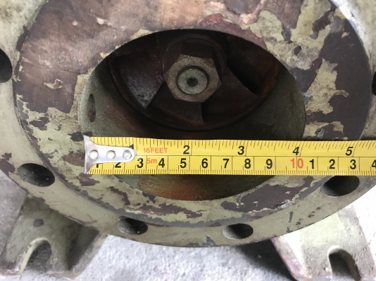 ขายหัวปั๊มน้ำหอยโข่ง Torishima pump made in Japan ขนาดเข้า 4นิ้ว ออก 3นิ้ว ใบเหล็กหล่อ ของใหม่ไม่เคยใช้งาน สวยมากๆพร้อมใช้งาน