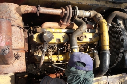 รถแบคโฮ CAT 320 V2 ราคาเบาๆ รถไม่ค่อยได้ใช้งาน.