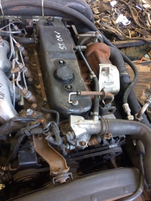 ขายเครื่องพร้อมเกียร์เก่านอก isuzu 4BD2เทอร์โบอินเตอร์ พร้อมแหนบให้ทั้งชุด