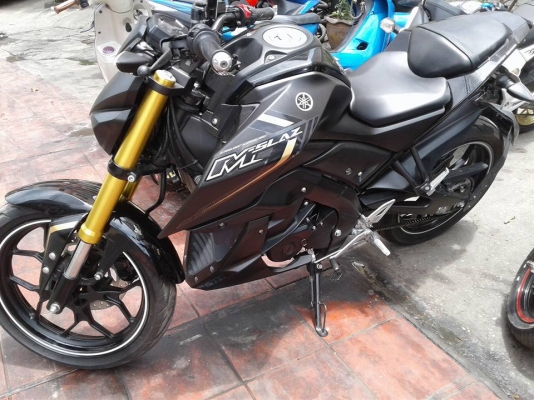 ขาย Yamaha M Slaz 150 ปี 59 เครื่องดีเดิมๆ ภายนอกสวย มีล้มข้างซ้ายมาครั้งหนึ่ง เล่มพร้อมชุดโอน
