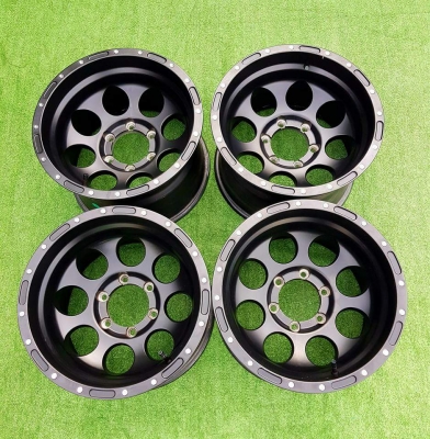 ขายล้อ PROCOM 16" กว้าง 10" ออฟลบ 27 สีดำเดิมๆสวยๆ