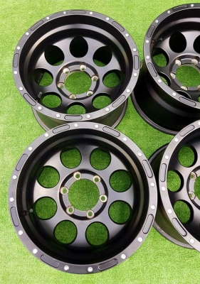 ขายล้อ PROCOM 16" กว้าง 10" ออฟลบ 27 สีดำเดิมๆสวยๆ