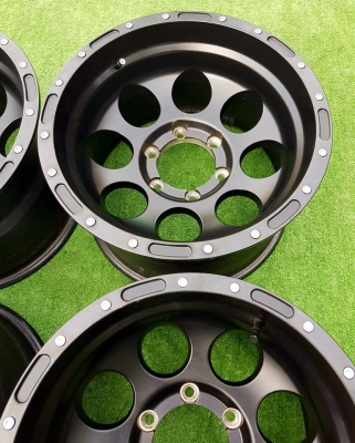 ขายล้อ PROCOM 16" กว้าง 10" ออฟลบ 27 สีดำเดิมๆสวยๆ