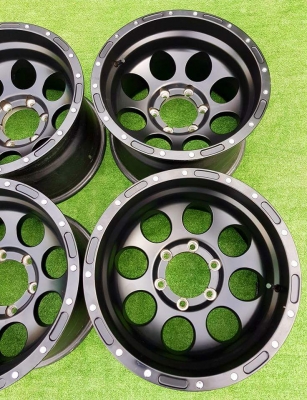 ขายล้อ PROCOM 16" กว้าง 10" ออฟลบ 27 สีดำเดิมๆสวยๆ