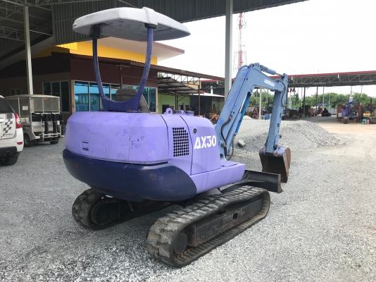 ขายถูกรถแบคโฮAIRMANรุ่นAX30นำเข้าญี่ปุ่นไม่เคยใช้งานในไทยเอกสารพร้อม แทร็กยางปั้มนิ้วทำงานไวสภาพดีพร้อมใช้งาน 081-8302909 จิรโรจน์ Line : jiraroj2909