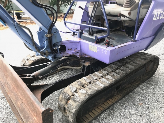 ขายถูกรถแบคโฮAIRMANรุ่นAX30นำเข้าญี่ปุ่นไม่เคยใช้งานในไทยเอกสารพร้อม แทร็กยางปั้มนิ้วทำงานไวสภาพดีพร้อมใช้งาน 081-8302909 จิรโรจน์ Line : jiraroj2909