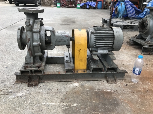 ขายปั้มน้ำหอยโข่ง Ebara 80x65FSJ ขนาดเข้า 3นิ้ว ออก 2.5นิ้ว ใบพัดทองเหลือง ชนมอเตอร์ Mitsubishi 3HP. 380V สภาพจอดนานใบติด ขายถูกๆครับ