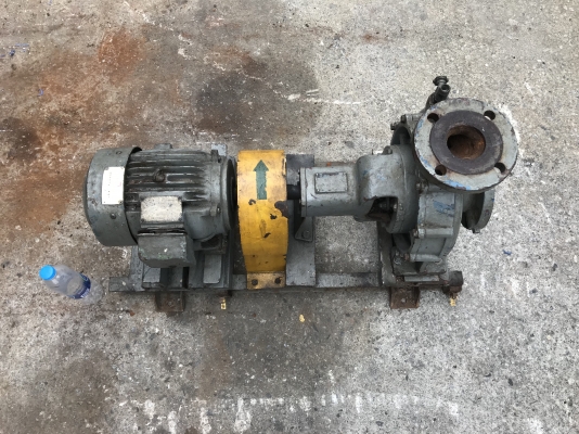 ขายปั้มน้ำหอยโข่ง Ebara 80x65FSJ ขนาดเข้า 3นิ้ว ออก 2.5นิ้ว ใบพัดทองเหลือง ชนมอเตอร์ Mitsubishi 3HP. 380V สภาพจอดนานใบติด ขายถูกๆครับ