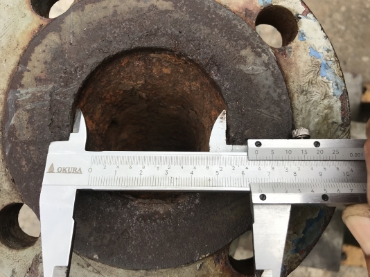 ขายปั้มน้ำหอยโข่ง Ebara 80x65FSJ ขนาดเข้า 3นิ้ว ออก 2.5นิ้ว ใบพัดทองเหลือง ชนมอเตอร์ Mitsubishi 3HP. 380V สภาพจอดนานใบติด ขายถูกๆครับ