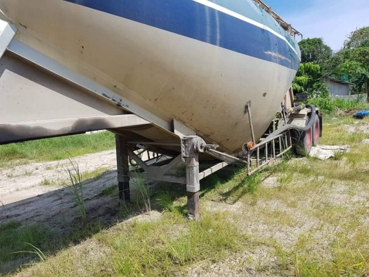 หางเทนเลอร์บรรทุกซีเมนต์ผง อู่ชาญนครวิศวกรรม ปี52