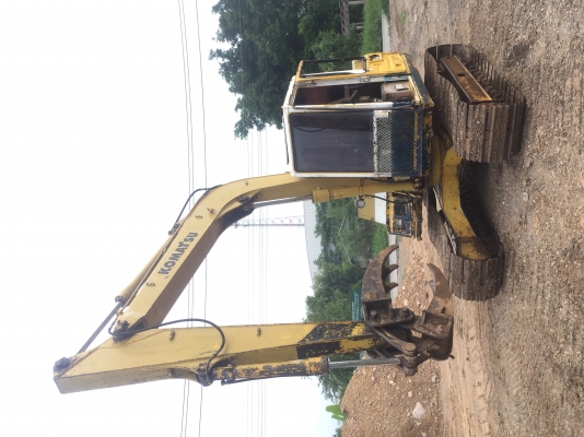 ขายคับรถแบคโฮKomatsu PC90-6ติดหัวคีบพร้อมกะบวยรถพร้อมใช้งาน