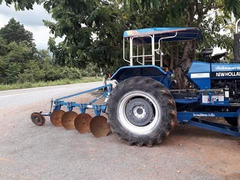 NEW HOLLAND 6640 4WD (2เพลา) ปี96 หางสี่ CMT ใบมีดไคเฮงหลี รถเช็คใหม่ มีเล่มพร้อมโอน