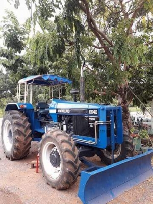 NEW HOLLAND 6640 4WD (2เพลา) ปี96 หางสี่ CMT ใบมีดไคเฮงหลี รถเช็คใหม่ มีเล่มพร้อมโอน