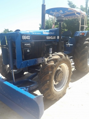 NEW HOLLAND 6640 4WD (2เพลา) ปี96 หางสี่ CMT ใบมีดไคเฮงหลี รถเช็คใหม่ มีเล่มพร้อมโอน
