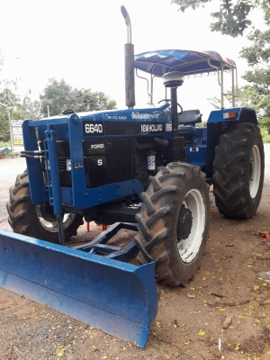NEW HOLLAND 6640 4WD (2เพลา) ปี96 หางสี่ CMT ใบมีดไคเฮงหลี รถเช็คใหม่ มีเล่มพร้อมโอน