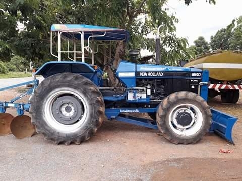 NEW HOLLAND 6640 4WD (2เพลา) ปี96 หางสี่ CMT ใบมีดไคเฮงหลี รถเช็คใหม่ มีเล่มพร้อมโอน