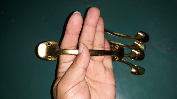 ขายมือจับทองเหลืองชุด5อัน งานโบราณใหม่เก่าเก็บ