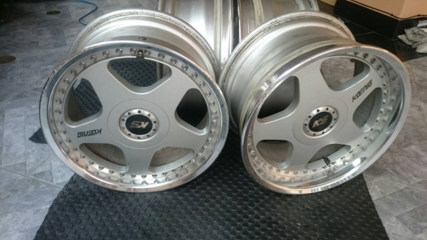 ขายล้อแท้โคนิก konicgขอบ17. 8-9 สวยๆ