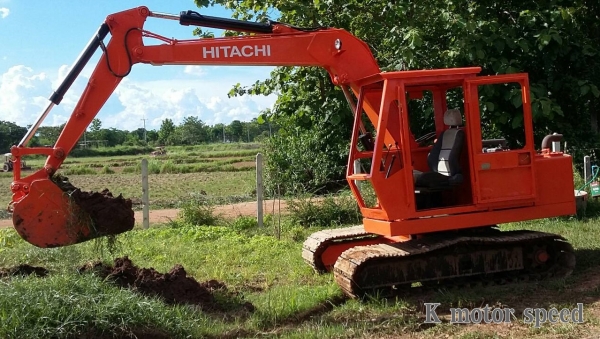 ขายแบคโฮ Hitachi PC60 พร้อมเทเลอร์ลาก