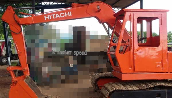 ขายแบคโฮ Hitachi PC60 พร้อมเทเลอร์ลาก ขายแบคโฮ Hitachi PC60 พร้อมเทเลอร์ลาก