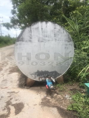ขายด่วน ถังน้ำ ใส่รถ10ล้อ  ขนาดความจุ15000ลิตร พร้อมขาตั้ง  ยาว6.10ม  กว้าง ยาว1.90  ใส่น้ำไม่มีรั่ว ขาย 55000 บาท