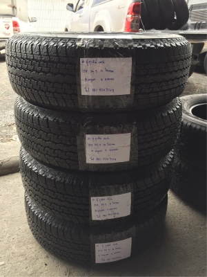 ยาง Bridgestone 245 70 16 ปลายปี16 ดอกเต็ม ไม่มีปะ ใช้ยาว ราคาไม่แพง