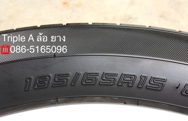 ล้อแม็ก Nissan Almera March ขอบ 15 พร้อมยาง Dunlop 185-65-15 ปี 15