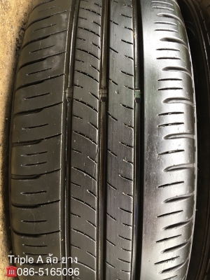 ล้อแม็ก Nissan Almera March ขอบ 15 พร้อมยาง Dunlop 185-65-15 ปี 15
