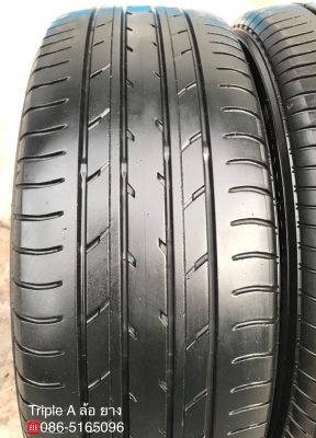 ล้อแม็ก Toyota Altis ขอบ16 สีดำหน้าเงา พร้อมยาง Yokohama 205-55-16 ปี 17