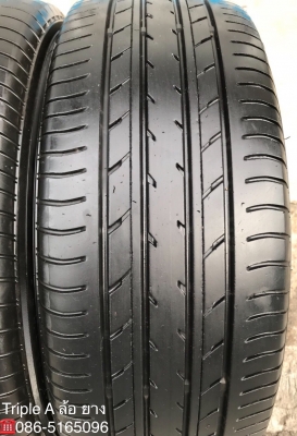 ล้อแม็ก Toyota Altis ขอบ16 สีดำหน้าเงา พร้อมยาง Yokohama 205-55-16 ปี 17