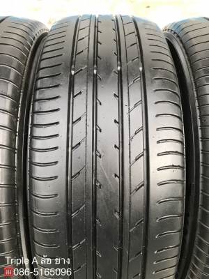 ล้อแม็ก Toyota Altis ขอบ16 สีดำหน้าเงา พร้อมยาง Yokohama 205-55-16 ปี 17