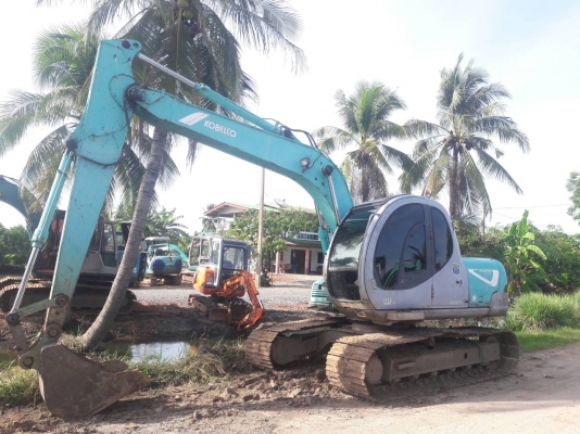 รถบ้านฝากขาย..KOBELCO SK120-3 มาร์คไฟว์  ซุปเปอร์  เก่าใน  สภาพดี  แทรคใหญ่  70  ปลายยาวพิเศษ  7,XXX ชั่วโมง..เอกสารอินวอย..โทร  089-3818694  จ๊อย