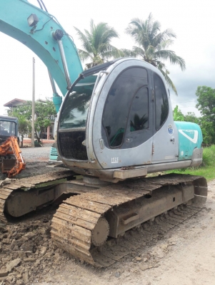รถบ้านฝากขาย..KOBELCO SK120-3 มาร์คไฟว์  ซุปเปอร์  เก่าใน  สภาพดี  แทรคใหญ่  70  ปลายยาวพิเศษ  7,XXX ชั่วโมง..เอกสารอินวอย..โทร  089-3818694  จ๊อย