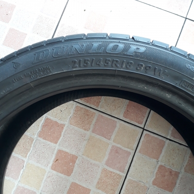 ยาง 215-45-18 DUNLOP (JAPAN) ปี15+16 ชุด