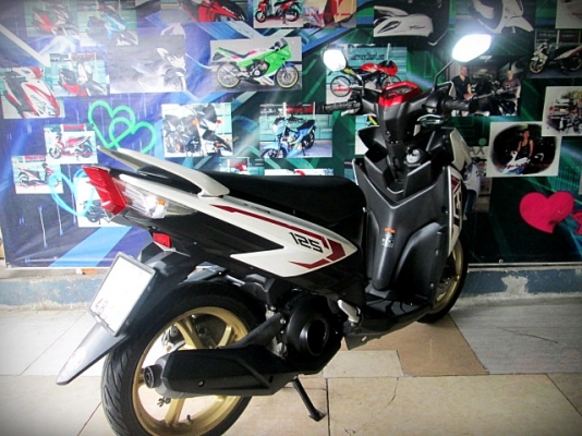gt125 2015 สีขาวแดง มาพร้อมแมกซ์สืทองสวย 27900