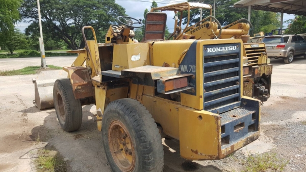 ขาย รถตัก KOMATSU WA70-1 รถพร้อมใช้งาน เครื่องดี ปั้มดี ราคาต่อรองได้ ขาย รถตัก KOMATSU WA70-1 รถพร้อมใช้งาน เครื่องดี ปั้มดี ราคาต่อรองได้