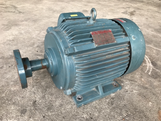 ขายมอเตอร์ไฟฟ้า Mitsubishi 15HP. 380V 1450RPM. สภาพเดิมๆสวยมาก หมุนนิ่ม พร้อมใช้งาน