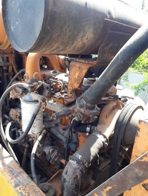 รถตักล้อยาง WA100-1ปั้มเดินแรงปั้มยกแรงดี เครื่องkomatsu  6สูบ  รหัสเครื่อง6D95L  85แรงม้า