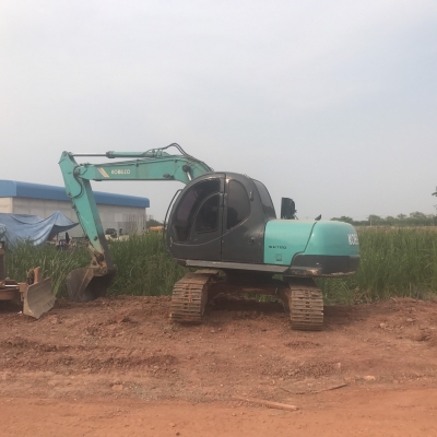 รถแบคโฮ Kobelco มาคV120 มีใบอินวอย สภาพพร้อมใช้งาน