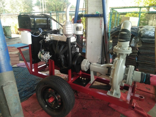 เครื่องสูบนํ้าประกอบใหม่พร้อมใช้งาน เครื่องยนต์ ISUZU GEMINI DIESEL