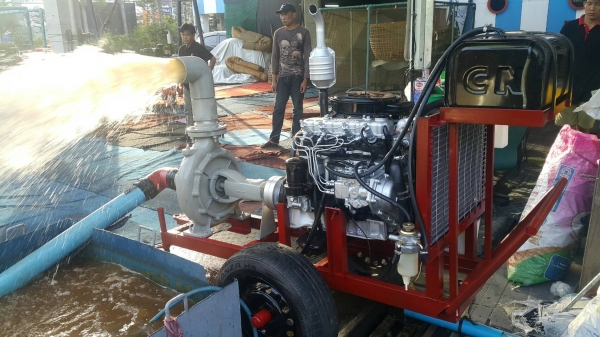 เครื่องสูบนํ้าประกอบใหม่พร้อมใช้งาน เครื่องยนต์ ISUZU GEMINI DIESEL